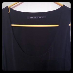 Ivanka Trump Black Pleated Gown 10/12